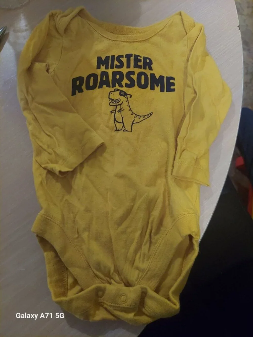 Mister Roarsome Long SLV Onesie